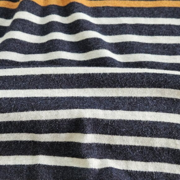 Banana Republic Sweater Mens XL Multi Stripes LS Crew Neck Luxury Yarn Preppy - Picture 13 of 14